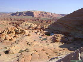 Tinajas that Steve saw on the way up to Toprock Arch.